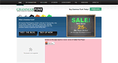 Desktop Screenshot of grammarpunk.com