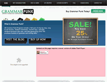 Tablet Screenshot of grammarpunk.com